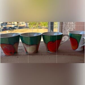 MISONO Tuscany Cups, Set of 4 perfect cups